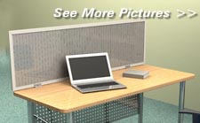 Sample Desk Mount Privacy Panel