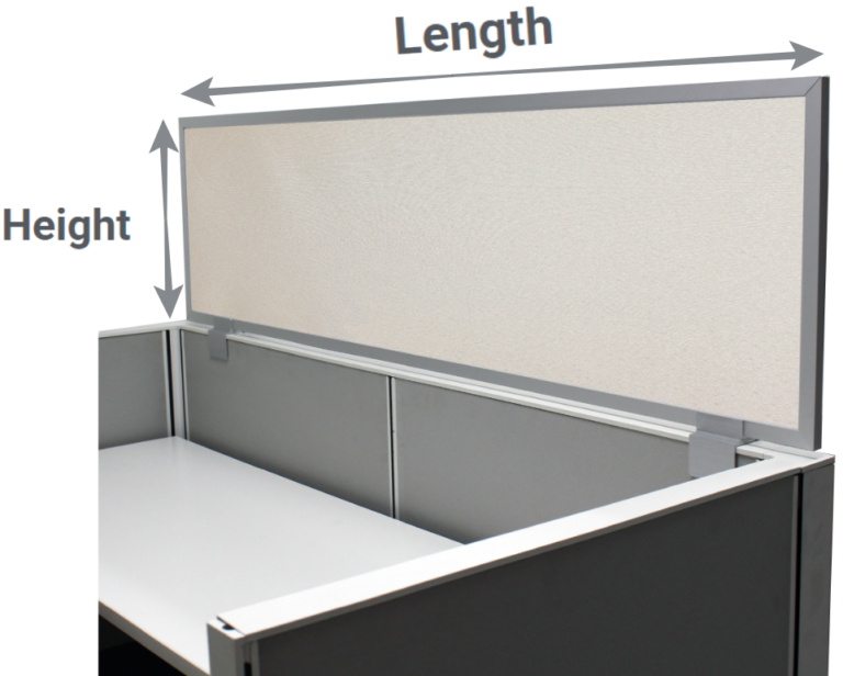 Office Cubicle Height Extenders Quick and Easy Privacy