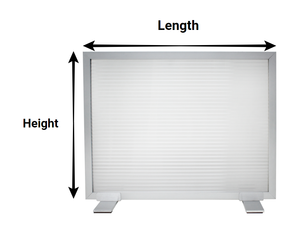 Length and Height of Safety Screen