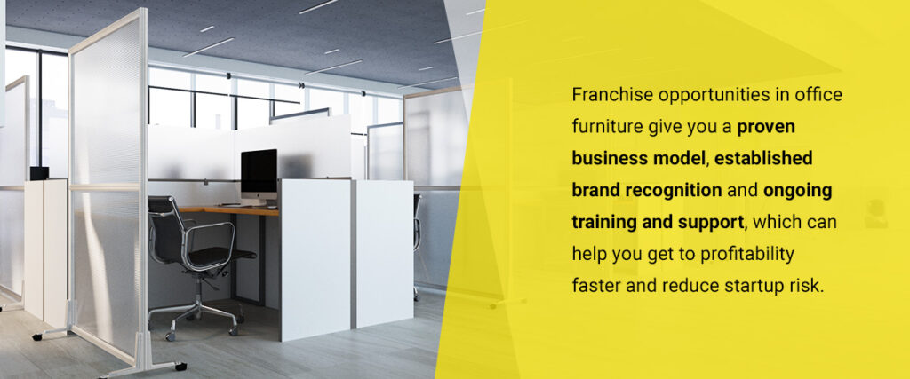 Franchise opportunities in office furniture give you a proven business model and more.